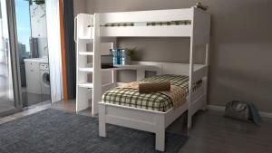 SS 9046 Modern Bunk Bed With Desk