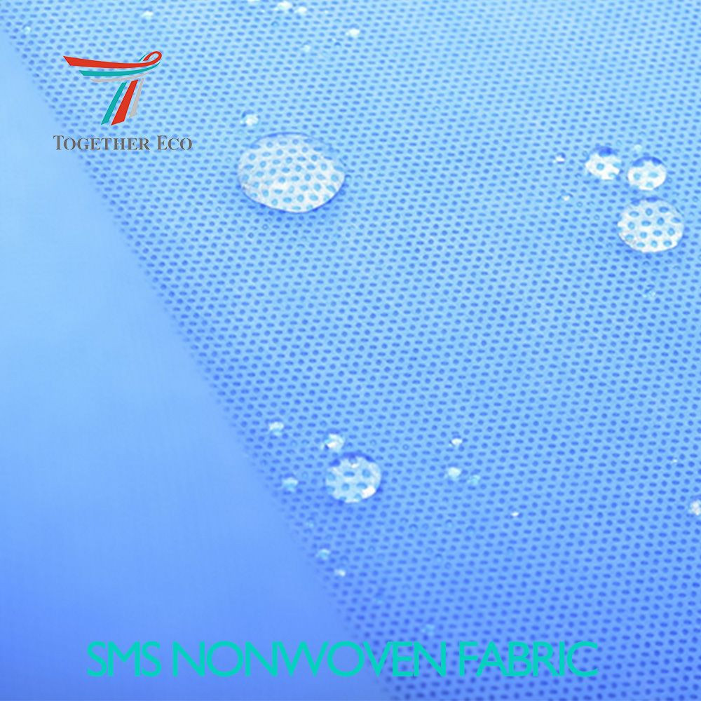 Buy Tela Spunbond Sms Nonwoven Material Disposable Surgical Gown Smms