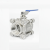 Import Three piece steel ball valve from China