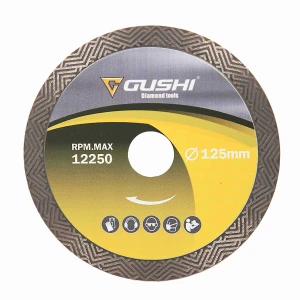 GUSHI Diamond Tools High Quality 125mm Wave Turbo Tile Saw Blade