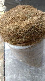 Dried chopped taro leaves