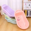 Household plastic bath basin maternal bath basin baby thickened can sit and lie baby bathtubs