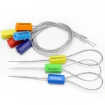 Wholesale metal seals high security pull tight container metal hexagonal tamper proof wire cable seals