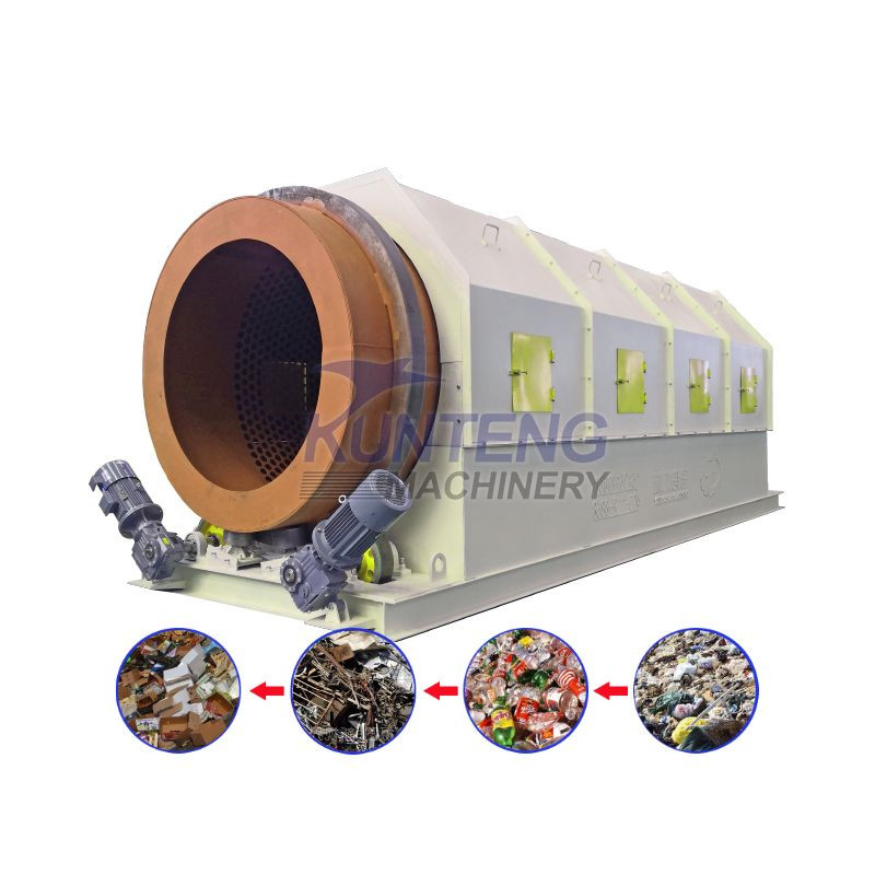 Buy Urban Mixed Waste Municipal Solid Waste Drum Screening Machine ...
