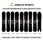 Manlin snowboard custom snow board wholesale adult snowboard set