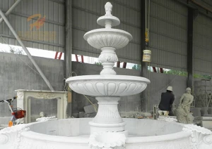 Classical Outdoor Large Carving Marble Water Fountain