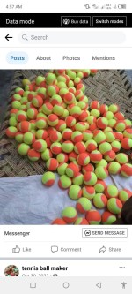 tennis ball cricket balls we make with customised printing on orders