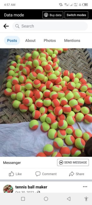 tennis ball cricket balls we make with customised printing on orders