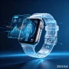 Smart Bluetooth Thermometer Watch Body Temperature Monitor Fitness Tracker Heart Rate Sleep Monitoring Smartwatch