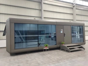 SK03 Space Capsule House Tiny Prefabricated Steel Structure Container House Modular Mobile Cabin Container House