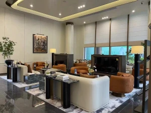Custom fixed millwork for café, coffee shop & bubble tea store projects.