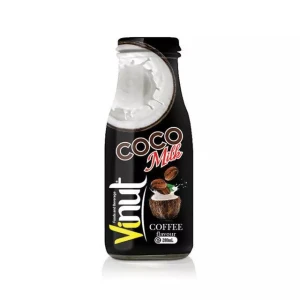 No Sugar Low Fat/280ml Bottle Coconut Milk With Coffee Flavour/ Wholesale Price By VINUT Supplier