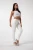 Shascullfites Melody white leather leggings warm leggings for women  bum lift effect shaping leggings