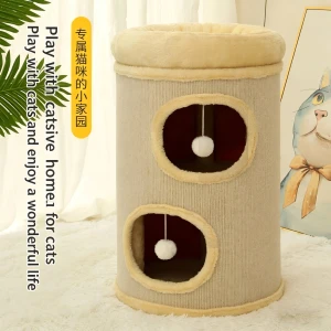 Cat Scratching Barrel