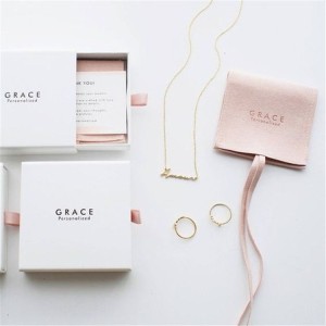 Luxury Custom Logo Milk White Paper Jewelry Gift Box Packaging For Bracelet