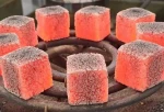 Coconut shell charcoal briquettes