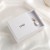 Import Luxury Custom Logo Milk White Paper Jewelry Gift Box Packaging For Bracelet from China