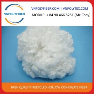 POLYESTER HOLLOW CONJUGATED STAPLE FIBER VIETNAM CHEAP PRICE GOLD QUALITY
