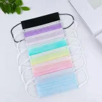 Medical Mask With Filter Non woven 3 Layers Elastic Ear band Disposable Face mask Black surgical Medicos Mask