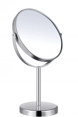 Stainless steel make-up mirror