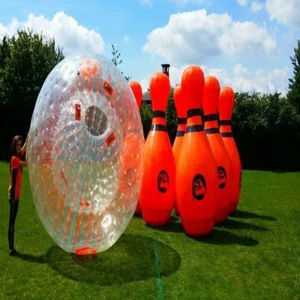 Zorb Ball Track Human Bowling Vano Inflatable Hamsterball Bubble Ball ZorbingBalls.com