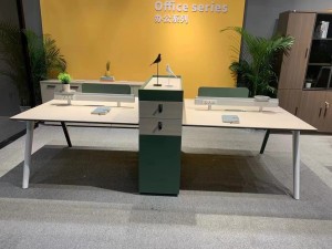 Flat quadruple Desk Table