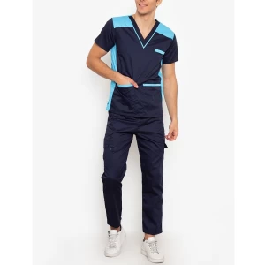 Uniform Medical Scrubs Uniforms Sets Wholesale Customized Short Sleeve Men's Medical Scrub Uniforms At Low Price