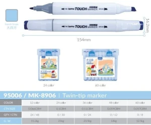 Children Twin Tip Marker