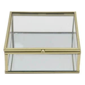 Modern jewelry box, metal jewelry box, necklace, ring, bracelet storage box180-208711