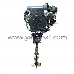 New 30 HP Diesel Outboard Marine Engine Double-cylinder Air-cooled Outboard Motor