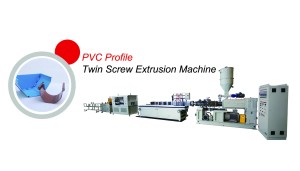 PVC Profile Twin Screw Extrusion Line