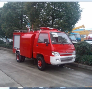 1-2Tons Foton Cheap small water tanker fire truck ,mini fire truck