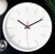 Import 10 /12 inch round custom cheap plastic printed simple wall clock for promotion from China