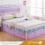 Import 100% polyester colorful lace princess style bed skirt for children made in china from China