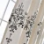 Import 100% polyester European style embroidered living room curtains and valances from China