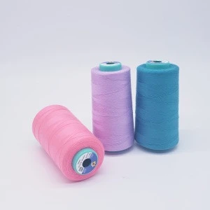 100% Polyester stitching thread bag closing sewing thread 20/4 30/2 40/2