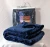 Import 100% polyester wholesale pure color super soft flannel fleece blanket from China