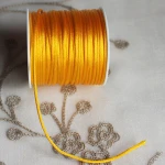 100 Yards 2.0mm Satin/Rattail Silk Cord for Necklace Bracelet Beading Cord Jewelry Making Accessory