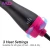 Import 1000W Hair Dryer Hot Air Brush Styler One Step Electric Straightening Hair Curler Comb from China