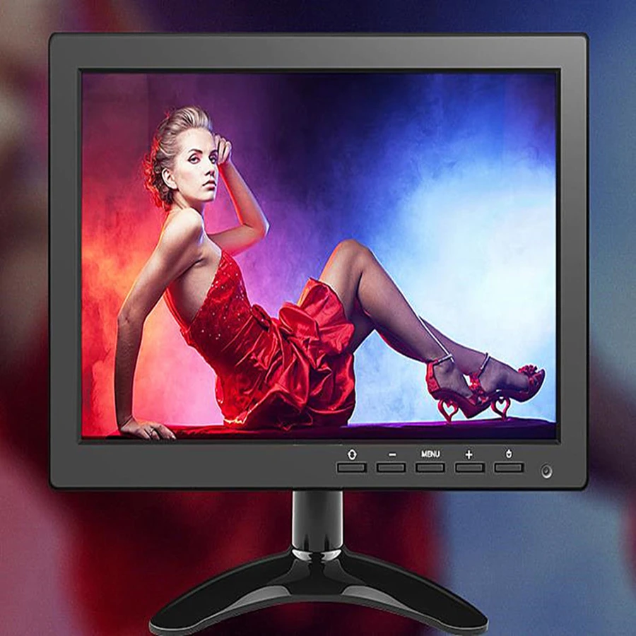 10.1 inch AV monitor can be used as TV and vehicle media, remote control and button control of vehicle equipment