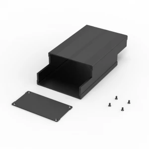 106x55-L brushed aluminum alloy case pcb instrument box metal electronic project enclosures