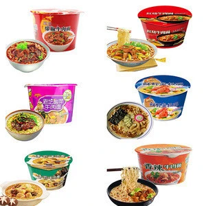 107g/cup Chinese famous brand red chili oil gluten free instant noodles with wholesale price