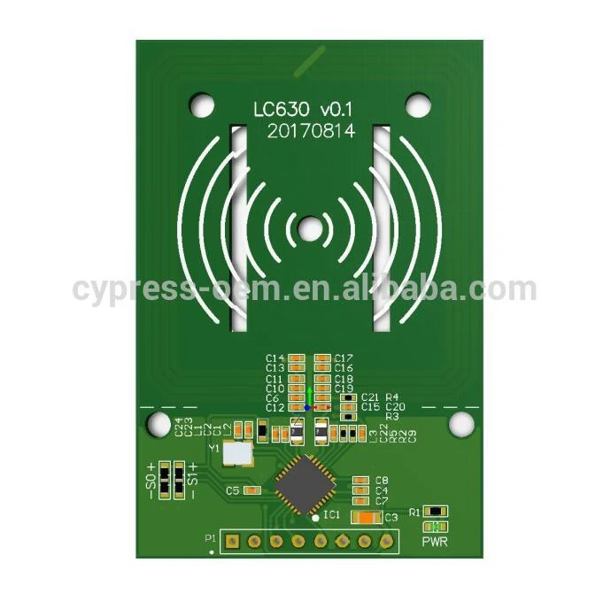 10CM read card distance 13.56HHZ IC card reader RFID module for access control system