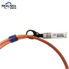 10G SFP+ Direct Attach Cable30AWG Copper Twinax 3 Meter Blue/Orange Color SFP+ to SFP+ DAC