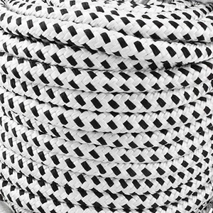 1/2 inch 150 ft White Double Braided Nylon Anchor Rope for Boat