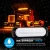 Import 12/24V Emergency Strobe Guide Lights for Trucks Amber Recovery Car 6 LED Lighting Bar Orange Grill Breakdown Flashing light from China