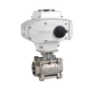 12V 24V 220V 3 PCS Stainless Steel On Off Type Electric Actuator Motorized Water Flow Control Ball Valve