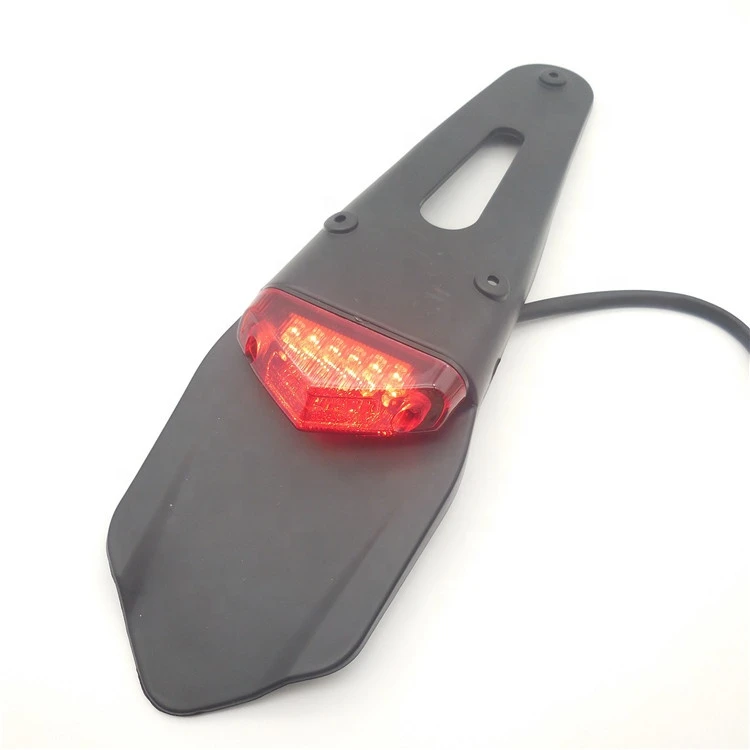 12V Smoke Dirt Bike Motorcycle LED Fender Brake Tail Stop Light Turn Signal Light