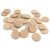 Import 1.5&quot; Wood round disc blank Beech Wood Flat Round Coin Natural Wood Discs Beads from China