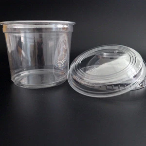 16oz-117mm 525ml wholesale kaida Plastic packaging takeout Deli & cheese container salad bowl